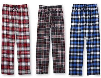 2 X Mens Woven Check Lounge Pants Pyjama Bottoms Sleepwear Nightwear • £14.99