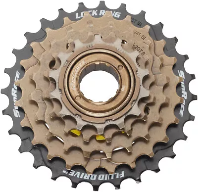 SunRace M2A 5-speed 14-28 Freewheel - Black/Brown • $15.91