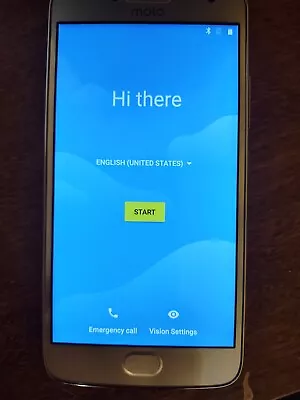Motorola Moto G5 Plus 32GB Unlocked XT1687 Fine Gold Cell Phone  • $20