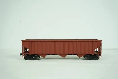 HO Scale Undecorated Rust Brown 3-Bay Hopper W/ Metal Wheels No Box B27 • $10.95