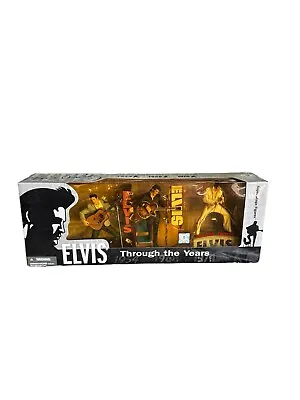 Elvis Presley Through The Years McFarlane Figures (1954 1968 1970) New In Box. • $80