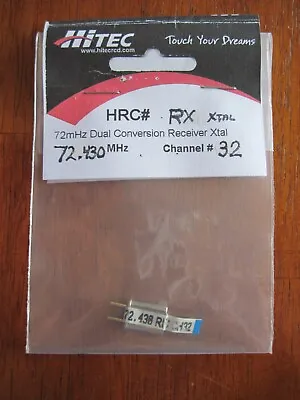 Vintage Hi-Tec  RX / Receiver  FM Crystal  DUAL Conversion   CH 32 - 72.430 • $5