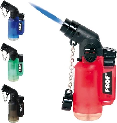 £3.34 • Buy PIPE LIGHTER PROF ANGLED Jet Flame Windproof Blue Flame Refillable Tank NEW
