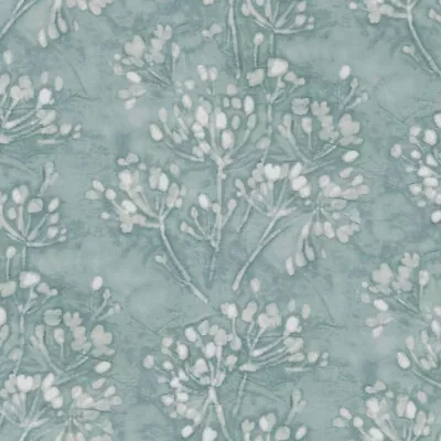 P Kaufmann GOSSAMER BRANCH SEAGLASS Cotton Blue Floral Drapery Uph Fabric • $16.99