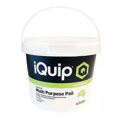 IQuip 2L Plastic Pail With Metal Handle • $3.75