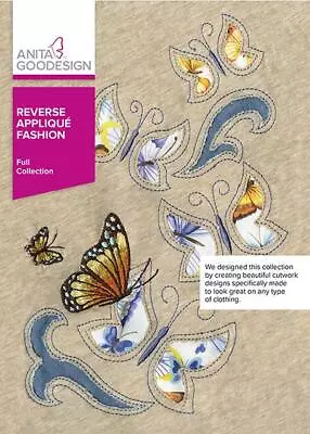 Reverse Appliqué Fashion Anita Goodesign Embroidery Design Machine CD • $15.99