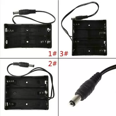 18650 Battery Case Holder Storage Box 3.7V With Power Plug Multi Choice  • £0.99