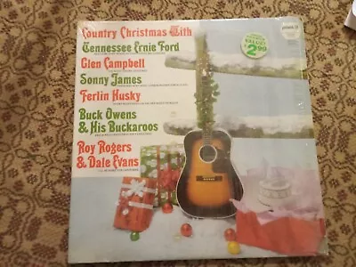 SALE!! VINTAGE CHRISTMAS ALBUM  COUNTRY CHRISTMAS WITH TENNESSEE ERNIE FORD Etc  • $4.99