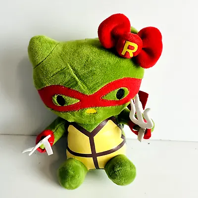 Hello Kitty Raphael TMNT Teenage Mutant Ninja Turtle 8  Plush Toy Stuffed Toy • $25.99