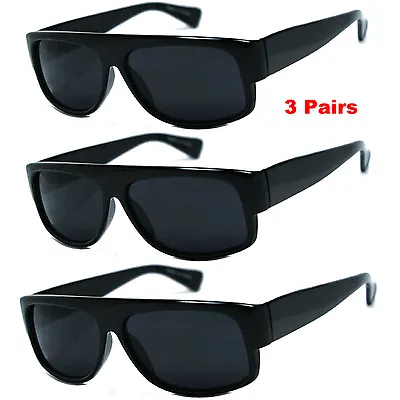 3 PACK LOT Wholesale Bulk Sunglasses Super Dark EAZY E OLD SCHOOL LOCS Gangster • $24.44
