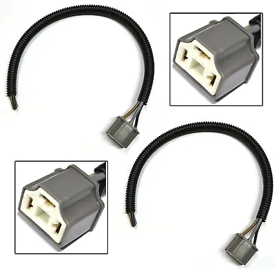 Extension Wire Pigtail Female Ceramic S 9003 H4 Two Harness Head Light Socket OE • $11.40
