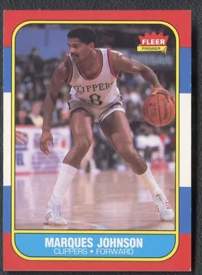1986 Fleer Marques Johnson Clippers #54 • $2.99