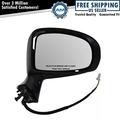 Mirror Power Smooth Black Passenger Side Right RH For 09-13 Toyota Venza • $30.08