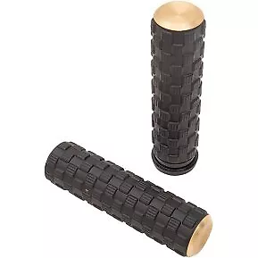 Arlen Ness 07-355 Brass Air Trax Hand Grips For Harley Electronic TBW • $69.95