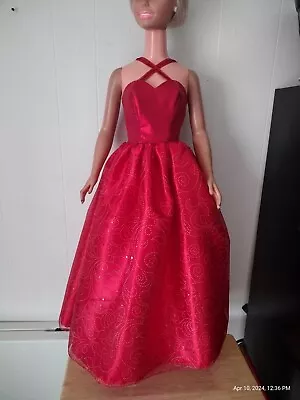 Princess Red Dress For My Size 36 /38  Barbie . • $39.99