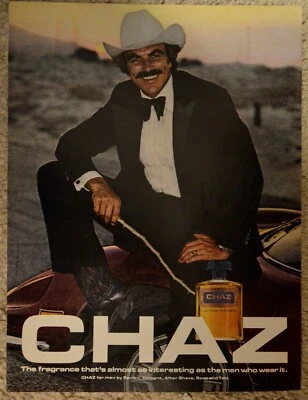$6.75 • Buy 1981 Chaz Cologne Print Ad Tom Selleck Cowboy Hat Boots