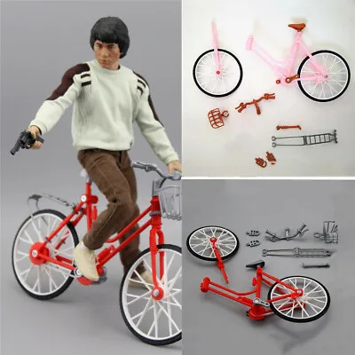 1/6 Scale Plastic Bike Bicycle Model Soldier Accessory For 12'' Action Figure • £5.99