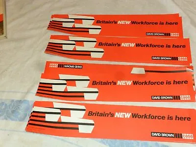 Genuine David Brown CASE Tractor New Workforce Is Here Sticker Brochure Poster • £19.95