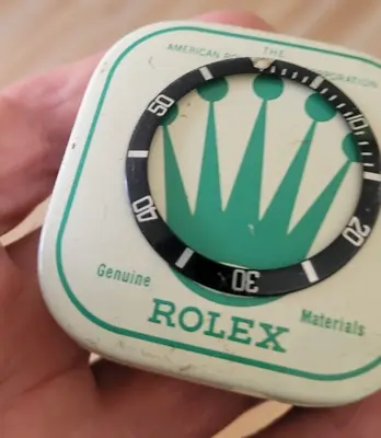 Vintage Rolex Genuine Black Insert For Submariner 1661016800 Finely Agedlook! • $269