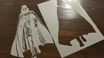 Star Wars Inspired Villain Darth Vader Reusable Mylar Airbrush Paint Stencil • £9.95