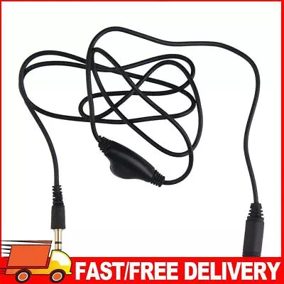 Earphone In Line Volume Control Cable Male To F 3.5mm Stereo Audio Adaptor • £5.19