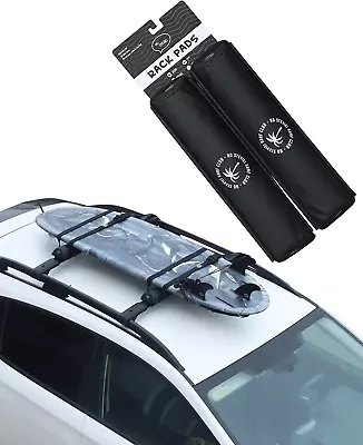 Surfboard/Sup Aero Roof Rack Pads (Set Of 2 Pads 28  Or 17 ) For Cars With Cros • $47.99