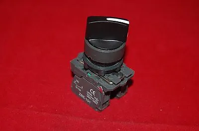 1PC 22mm Selector Switch 2 Position Fits Maintained XB5 AD25 1N/O 1N/C STAY PUT • $3.88