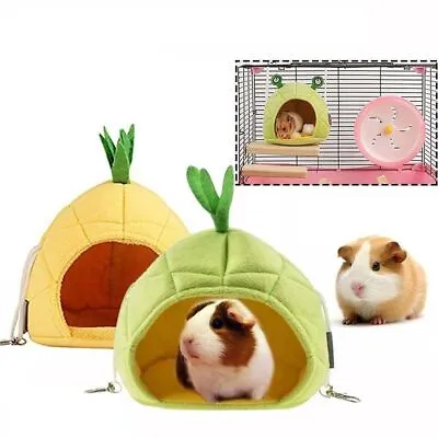 Pet Cage Accessories Hanging Hammock Rat Bed Guinea Pig Hideout Hamster House • $7.95