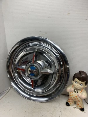 $48.99 • Buy (1)   1955-1956 Dodge Custom Royal Lancer 15  Spinner Hubcap Wheel Some Dings