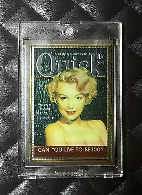 1993 Sports Time Cover Girl Chromium Marilyn Monroe Quick The Midas Touch RARE • $0.99