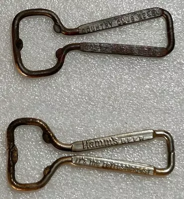 2 Vintage Bottle Openers- M.K. Goetz Brewing  & Hamm’s Beer- Metal(CLEARANCE) • $4.19