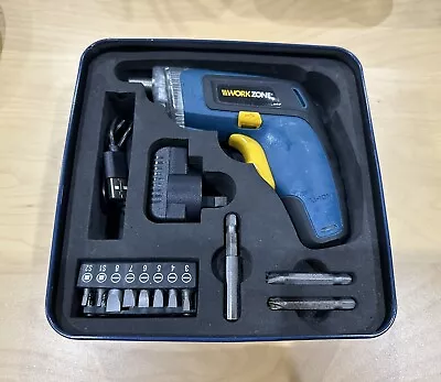 Workzone  27 Piece 3.6v Li-ion Cordless Screwdriver Kit • $25