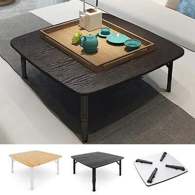 Japanese Folding Table Tatami Coffee Tea Low Desk Portable Furniture Space Saver • £26.95
