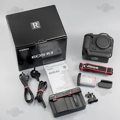 Canon EOS R3 24.1MP 30-195fps Professional Mirrorless Camera 6K RAW Shutter: 21k • £3685
