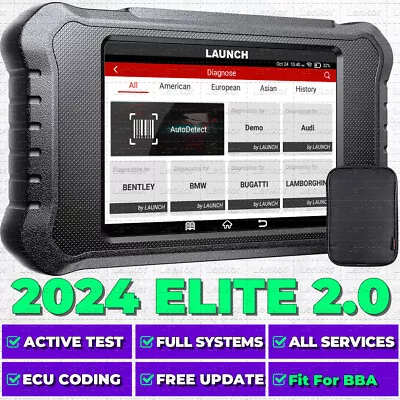 LAUNCH Creader Elite For Benz BMW OBD2 Scanner Diagnostic Tool ABS DPF Oil Reset • $159