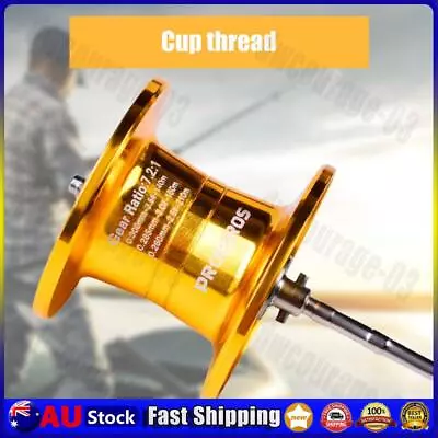 DIY Baitcasting Reel Shallow Spool Bearing 18+1BB Fishing Wheel (Universal) • $10.96