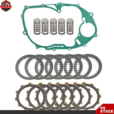 For 98-2011 Yamaha V Star 650 Heavy Duty Clutch Plate Kit Springs & Cover Gasket • $34.06