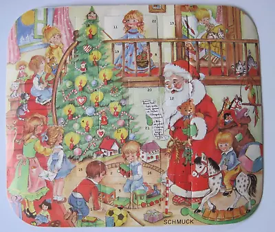 Schmuck Brazil Paper Christmas Advent Calendar Vintage With Mini Ornaments • $22