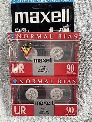 Maxwell Ur90 2 Pack Blank Cassette Tapes • $4