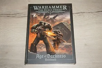 Warhammer Horus Heresy Age Of Darkness Rulebook Rule Book Hard Back New & Sealed • £18.75