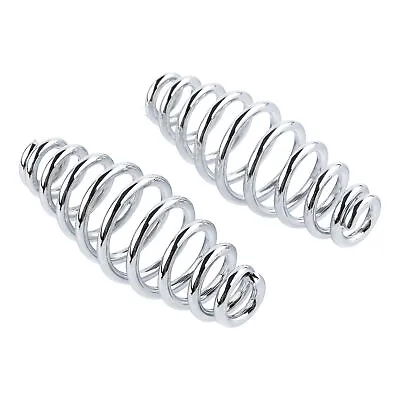 Bike Chrome 5  Barrel Coiled Solo Seat Springs For Harley Chopper Bobber Softail • $9.99