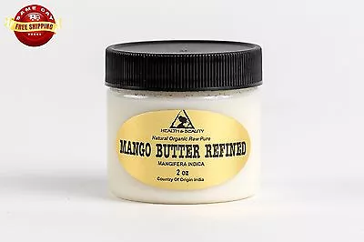 MANGO BUTTER ULTRA REFINED ORGANIC By H&B Oils Center NATURAL RAW 2 OZ  • $6.68