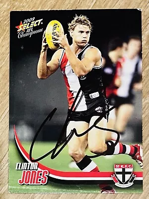 Clint Jones Signed 2009 AFL Select St Kilda Saints • $9.99