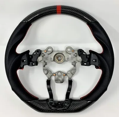 REVESOL Real Carbon Fiber Black Steering Wheel For 2017+ MAZDA CX5 CX3 2 3 FLAT • $399