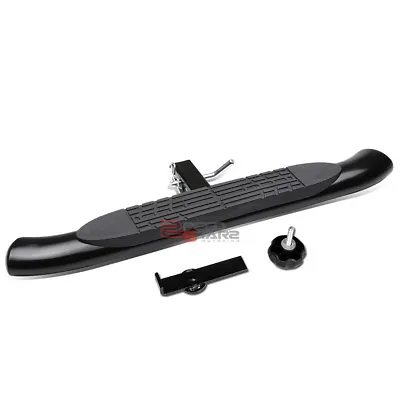 37 X 4  OVAL 2 RECEIVER BLACK TRAILER TOWING TAILGATE/HITCH COVER STEP BAR/PEDAL • $54.39