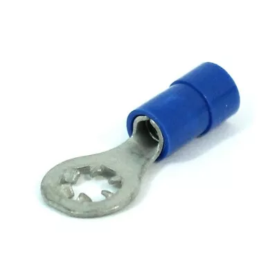 MVP 50 Blue 14-16 AWG Gauge Vinyl Insulated Star Ring Terminals #10 Stud • $6.79