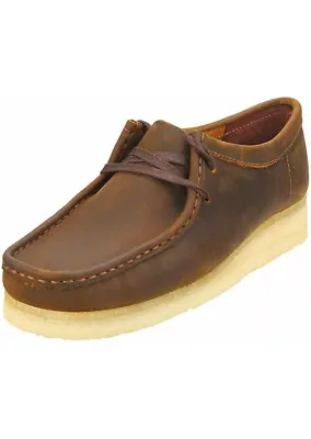 £64.99 • Buy Clarks BNIB Originals Ladies Lace-up Shoes WALLABEE Beeswax Leather UK 6.5 D /40