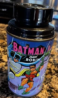 1966 Batman And Robin Vintage Metal Thermos Aladdin Brand USA Batman Thermos VTG • $99