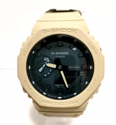 CASIO G-SHOCK GA-2100-5AJF Beige Black Special Color Men Watch New In Box 20ATM • $134.77