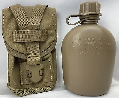 USMC FSBE 1QT Canteen / General Purpose Pouch Coyote W/ Coyote 1QT Canteen NEW • $28.90